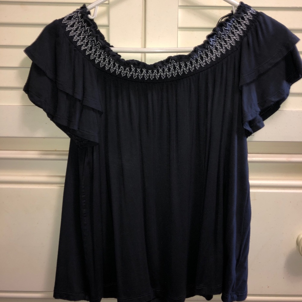 Off the shoulder shirt